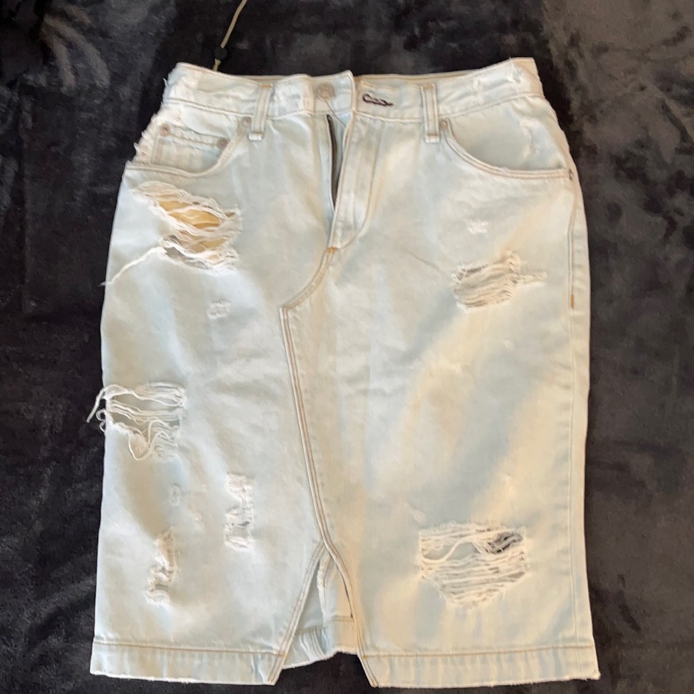 Rag and bone jean skirt size 27